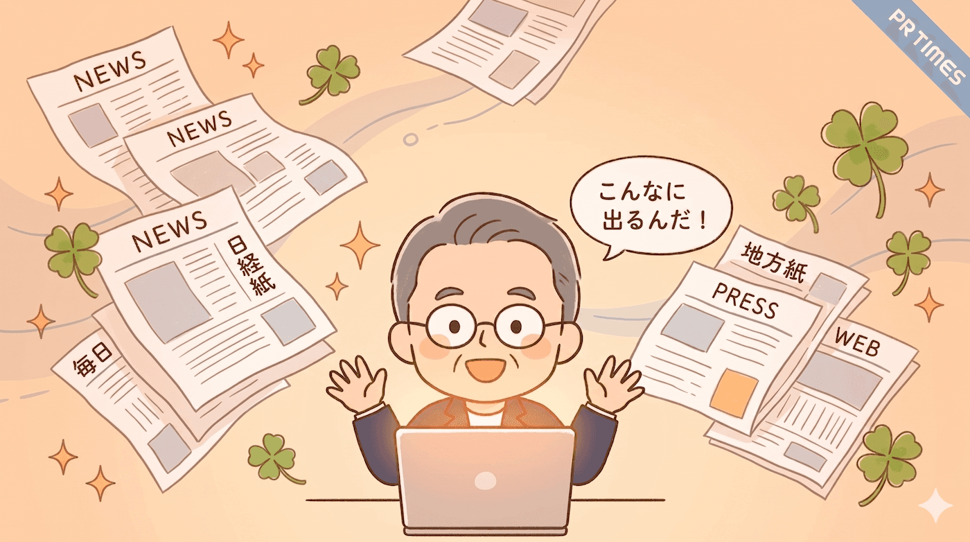 PR TIMESスタートアップチャレンジ無料枠で6媒体転載|毎日・日経も掲載